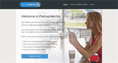 Desktop Screenshot of datingmetrics.com